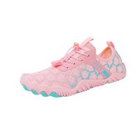 Generisch Lightweight Barefoot Shoes for Women, Suitable for Swimming, Diving, Surfing, Yoga, Outdoor Sports on the Beach, pink, 2/2.5 UK