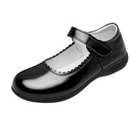 Generisch Lightweight black ballet shoes for flat cap sandals with decorative edge, perfect for primary school students in everyday school life as well as leisure activities, Other1, 1/1.5 UK