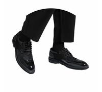 Generisch Lightweight Loafer with Cutout Detailing Curved Embellishments for Comfortable Business Casual Style, black, 7 UK