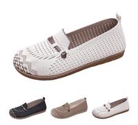 Generisch Lightweight Women's Knitted Trainers, Slip-On Breathable Casual Shoes in Various Colours, Comfort Shoes, Trainers & Sports Shoes, Summer Trainers, Lightweight Everyday Shoes, Size 35-41 for