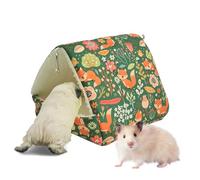 Generisch Lit Lapin - 7 Pouces Nid Douillet | Tissu Refuge Confort - Lit Pour Hamster, Hérisson Et Petits Animaux Facile à Nettoyer, Doux Chaleureux, IDéal Pour Cage Intérieure Et Repos Quotidien