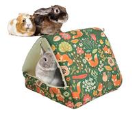 Generisch Lit Lapin - 7 Pouces Nid Douillet | Tissu Refuge Confort - Lit Pour Hamster, Hérisson Et Petits Animaux Facile à Nettoyer, Doux Chaleureux, IDéal Pour Cage Intérieure Et Repos Quotidien