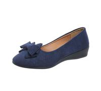 Generisch Loafer Women's Mary Jane Shoes Summer Breathable Slope Heel Comfortable Sandals Plain Elegant Slip On Cushioning Sandals Outdoor Wedding Ballroom Evening Shoes 35-42 EU, blue, 9 UK