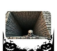 Generisch Lochillusion Rug 3D Visual Hole Design Rectangular
