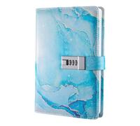 Generisch Lock Diary - A5 Password Protected Diary Book | Locking Notebook Student, Secret Diary with Lock, Personal Journal Stationery Book Children Students Teacher