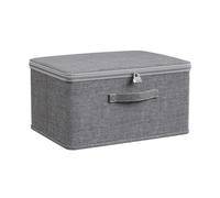 Generisch Lockable Storage Box - Lockable Storage for Toys, Fabrics & Clothing Lid, Stackable Protective Container with Safety Lock for Jeans & Sweaters
