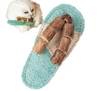 Generisch Loofah Catnip Toy, Teeth Cleaning Cat Mint, Slipper-Shaped Teeth Cleaning Toy, for Puppies and Kittens, Interactive Pet Game for Indoors, Home and On the Go