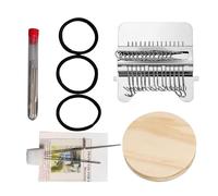 Generisch Loom for Making Patches, Quick Repair Accessories, Weave Patch Darning Tool Web Set, for Clothing, Fabrics, Jeans, Women, Mothers for Repairing Weaving, Knitting and