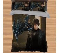 Generisch Lost Soul Aside Bed Linen 135 x 200 cm Microfibre Duvet Cover 135 x 200 cm + 2 Pillowcases 80 x 80 cm Game Fans Gifts Bedroom Decoration (3D Print)