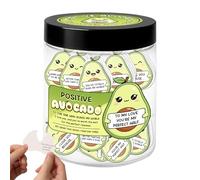 Generisch Love Cards For Him | 60 Cards In Avocado Shape - With Storage Jar For Affirmation Cards For Women, For Him Birthday Christmas New Year Valentine's Day