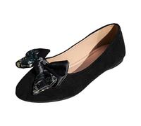 Generisch Low Shoes Women's Flat Opening Spring Lightweight Breathable with Large Bow Decor Soft Bottom Casual Slouchy Shoes Fashion Student Shoes Hiking Shoes Summer Shoes, E, 5 UK