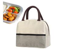 Generisch Lunch bag with mesh pocket and insulating compartment - lunch box container for on the go - for men, children, office, school, travel, camping, outdoor, picnic, food, snacks