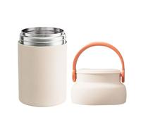 Generisch Lunch box for men, insulated and leak-proof with folding spoon, wide opening storage container for food, for work, school, leisure and on the go, for soup and