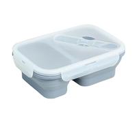 Generisch Lunch Container, 2 Compartments, Silicone Bowl