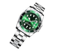 Generisch Luxury Watch for Men - Classic and Readable Design, Elegant Bracelet Watch Bureau Les Loisirs Watches P, Analogue with Steel Strap, 42 mm Waterproof Accessories, Classic, a, see description