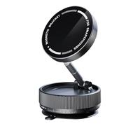 Generisch Magnetic Car Mount for Mobile Phone, Adjustable Magnetic Holder, Suction Cup Holder for Dashboard & Ventilation, for Car, Desk, Gym, Kitchen, Travel & Commuting