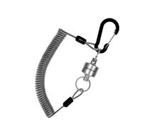 Generisch Magnetic Carabiner Rope - Retractable Spring Coil Straps, Magnetics Suction Carabiners Hook | Outdoor Supplies Equipment, Hiking, Fishing, Camping, Mountaineering Exploration Use
