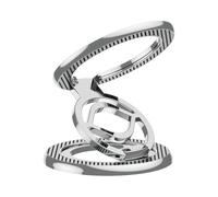 Generisch Magnetic Mobile Phone Ring Holder - Double-Sided Magnetic Ring Stand with Finger Grip, 360° Rotation, Adjustable, Mag/Secure Stand | For Training Videos, Watching
