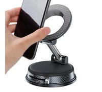 Generisch Magnetic Vehicle Mount - Vacuum Suction Stand - 360 Degree Rotatable Foldable Magnetic Car Mobile Phone Holder - For Live Streaming in SUV, Trailer, Tractor and Vehicles