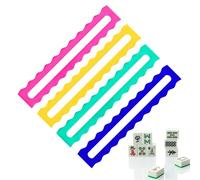 Generisch Mahjong Card Line Finder 4-Piece Mahjong Game Aid | Mahjong Rules Readers for Beginners For Players Game Night Family Reunion Beginners Enthusiasts Social Clubs