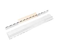 Generisch Mahjong Rack Set - 20 Inch Acrylic Game Holder | Transparent Card - 460 g Scratch-Resistant with Magnetic Slider for Tokens Ideal for Family Evenings and Playrooms