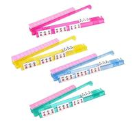 Generisch Mahjong Racks with Sliders Acrylic Non-Slip Stand | 4 Piece American Mahjong Stone Racks for Adults, Players, Beginners, Home, Club, Game Night, Party,