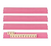 Generisch Mahjong Stand, Compact Stand for Dominoes, Wooden Stone Stand and Holder, for Home and On the Go at Festive House Parties, Travel, Club, Holiday, Family Celebrations