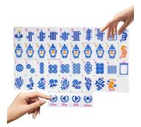 Generisch Mahjong Stone 160 Piece American Acrylic Game with Engraving