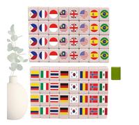 Generisch Mahjong Tile Game, Decorative Resin Playset, Smooth with Clear Engraving Details, Complete Playset Accessories, Modern Style Playset, Table Games for Social Entertainment