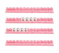 Generisch Mahjong Tile Racks and Pushers - 19.92 Inch 4 Piece Acrylic Mahjong Tile Holder | Mahjongs Tiles Rack with Tiles Pusher | American Style Mahjongs Accessory for Game Night. Acrylic, 1600 g