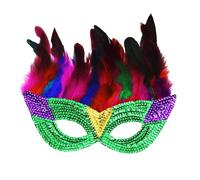 Generisch Mardi Costume Glasses Frame Dress Up Mexican Mardi Glasses Decoration Masquerade Dress Up Party Accessories Colourful Spring Frames (C-e, One Size)