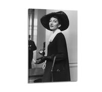 Generisch Maria Callas Vintage Poster of Celebrities Canvas Wall Art Prints Hanging Photos Creative Decoration Home Arts 12 x 18 Inches (30 x 45 cm)