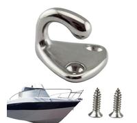 Generisch Marine Coat Hook | 316 Stainless Steel Marine Hardware Heavy Hook, Spring Hook Attach Rope Ship Sail Tug Ship Marine Hardware Hanger Ship Accessories