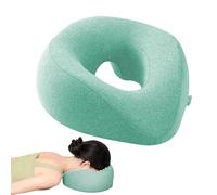 Generisch Massage Face Cushion - 28 cm Memory, Removable Cover | Face Down Pillow for Sleeping, Recovery, Home, Office, Desk, Table & Travel, Camping Support