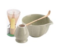 Generisch Matcha Set, Powder Set, with Brush, Ladle, Strainer and Holder for Matcha Tea Preparation in the Kitchen and at Home