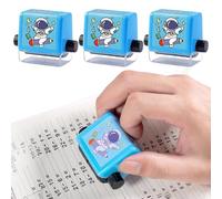 Generisch Math Roller Stamp - 4-in-1 Random Numbers Learning Tool - Math Practice Stamp for Girls, Children, School, Home, Classroom, Nursery