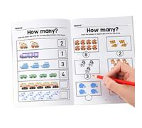 Generisch Math Workbook - Fun Arithmetic Exercises for Kids, Logical Development and Calculation | Safe and Interactive Learning Tool | School Supplies for Students, Teachers, Parents