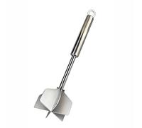 Generisch Meat Chopper - 26 x 7 x 7 cm Stainless Steel Minced Meat Masher Manual Meat Chopper for Mashed Potatoes Burger Minced Meat Meatballs Meal Prep Grilling Camping Kitchen