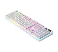 Generisch Mechanical - | Full Keyboard Layout, Colour Light Effects, USB Port | Soft Pressing Motion, Solid Housing, Stable Performance, PC Desk Entertainment Control