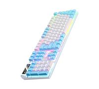 Generisch Mechanical - | Full Keyboard Layout, Colour Light Effects, USB Port | Soft Pressing Motion, Solid Housing, Stable Performance, PC Desk Entertainment Control