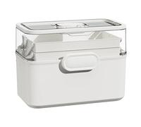 Generisch Medical Box Storage - Tablets Box Organiser | Medicines Organiser Lock Box | 3-Stage Medical Storage Box Organisers | Medicine Storage for Family, Women, Men, Senior, Grandmother