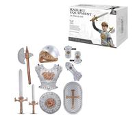 Generisch Medieval Cosplay Prop Stylish Armor for Historical Representations, High-Quality Costume Accessories for Adults (White, 39 x 29 cm)