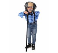 Generisch Medieval Costume Boys Knight Role Play School Day Performance World Book Day Party Dress Halloween Stage Show Lapis Lazuli Cosplay Costume (Blue, M)