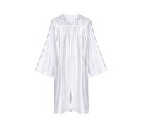 Generisch Medieval Decoration for Living Room, Unisex Graduation Robe 2025 for Adults, Decorative Cosplay Costume Combat Suit (White, 54)