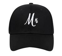 Generisch Men and Women of the Same Style Letters Embroidery Hat Couples Sunblock Visor Hat Cap Neon Cap, black, One Size