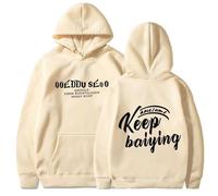 Generisch Men's 3D Sweatshirt Digital Print Street Sports Fashion Trend Hoodie Features Hoodie Men's Zip, khaki, L