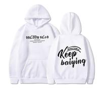 Generisch Men's 3D Sweatshirt Digital Print Street Sports Fashion Trend Hoodie Features Hoodie Men's Zip, White, XL