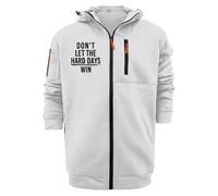 Generisch Men's 3D Sweatshirt Digital Print Street Sports Fashion Trend Hoodie Features Men's Sweat Jacket Without, White, XL