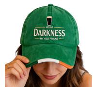 Generisch Men's Baseball Cap, Adjustable St Patricks Day Headpiece - Hello Darkness My Old Friends Cap - for Travel, Sports, Celebrations, Parades, Festivals