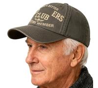 Generisch Men's Baseball Caps, Adjustable Hats with Eye-catching Embroidery, Corduroy Hat with Letter Embroidery, for Family, Friends, Father, Friend, Outxdoor, Travel, Sports, Commuting, Leisure